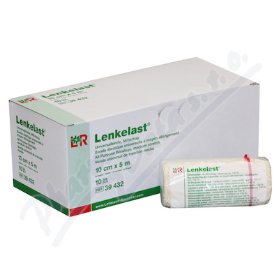 Obinadlo Elastické Universální Lenkelast 10cmx5m v nataženém stavu,střední tah,jednotlivě b