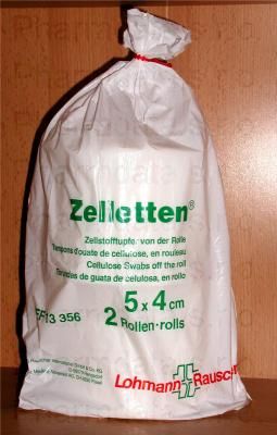 Vata Buničitá Dělená Zelletten-tampony 40x50mm,2role,1000ks