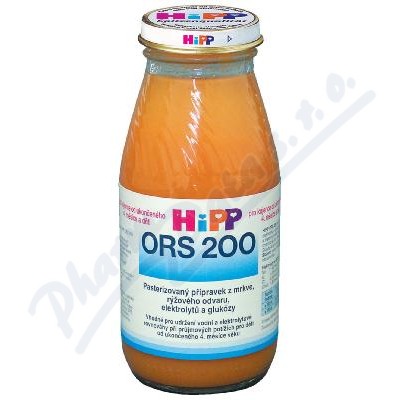 Hipp Ors 200 Mrkvovo-rýžový Odvar 4m 200ml
