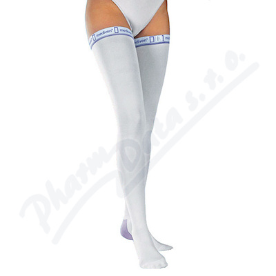 Mediven Thrombexin 18 stehenní punčochy velikost S Bílá