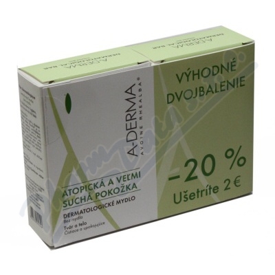 A-derma Dermatologické Mýdlo-kostka 100g Duo