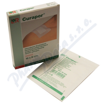 Náplast Hypoalergenní Curapor Sterilní 8x10cm,samolepící,s polštářkem,5ks
