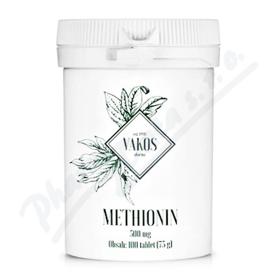 Methionin 500mg 100ks Vakos Xt