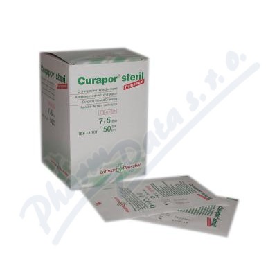 Náplast Curapor Transparent Steril.7x5cm 50ks