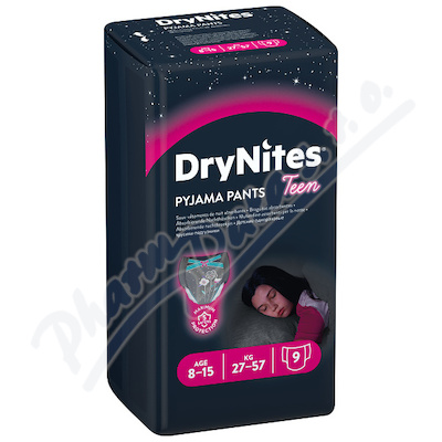 Natahovací Kalhotky Drynites Pro Dívky 4-7 Let savost 1340ml, váha 17-30kg, 10ks