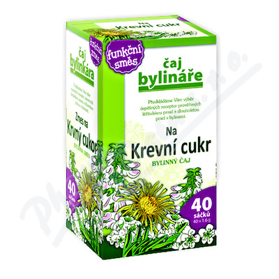 čaj Bylináře Na Krevní Cukr 40x1.6g
