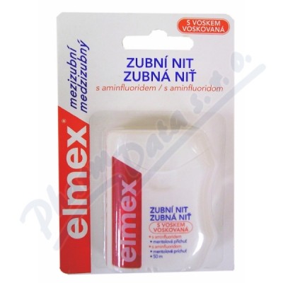 Elmex Zubní Nit S Voskem 50m