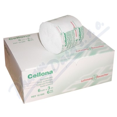 Vata Cellona Syntet.pod Tuhé Obvazy 6cmx3m 6ks