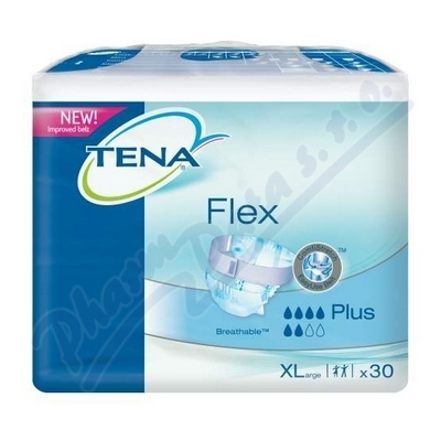 Tena Flex Plus Extra Large kalhotky absorpční s pásem,boky 105-153cm,2340ml,3