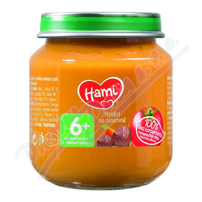 Hami Hovězí Na Zelenině 125g 6m+