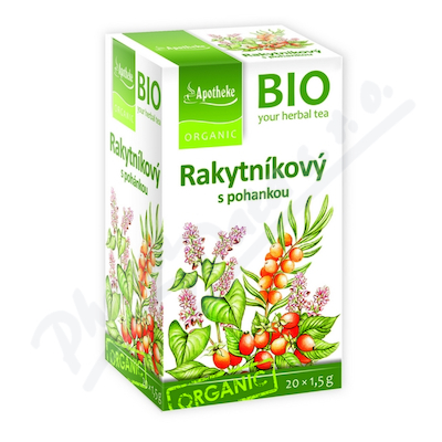 Apotheke Bio Rakytníkový S Pohankou čaj 20x1.5g
