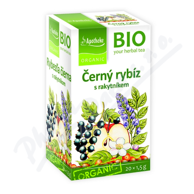 Apotheke Bio černý Rybíz S Rakytníkem čaj 20x1.5g