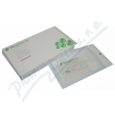 Mepiform 5x7,5 cm, 5 ks, samolepící krytí na jizvy se silik