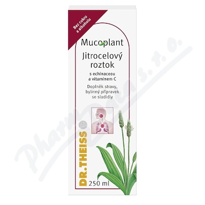 Mucoplant Jitrocelový Roztok Bez Cukru 250ml
