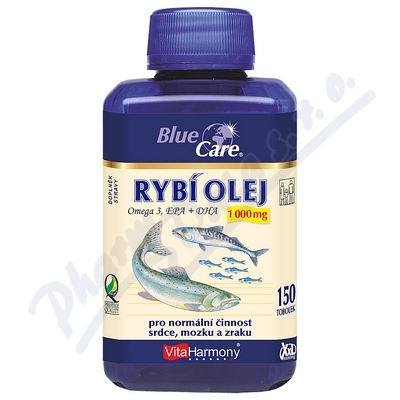 Vitaharmony Rybí Olej Omega 3 1000mg Xxl Tobolek 150