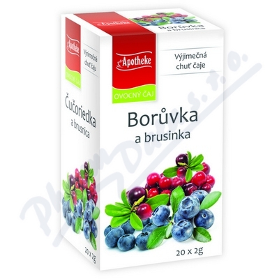 Apotheke Borůvka A Brusinka čaj 20x2g