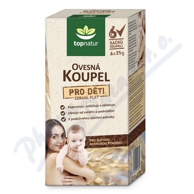 Topnatur Ovesná Koupel Pro Děti 6x25g