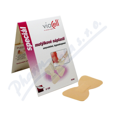 Viacell C122 Motýlkové Náplasti 42x72mm 10ks
