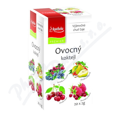 Apotheke Ovocný Koktejl Směs čajů 4v1 20x2g