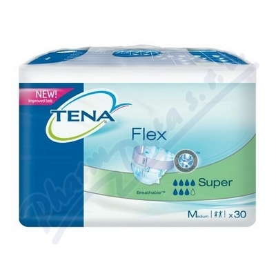 Tena Flex Super Medium kalhotky absorpční s pásem, boky 71-102cm,2180ml,3