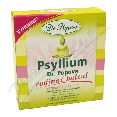 Dr.popov Psyllium Indická Rozpustná Vláknina 500g