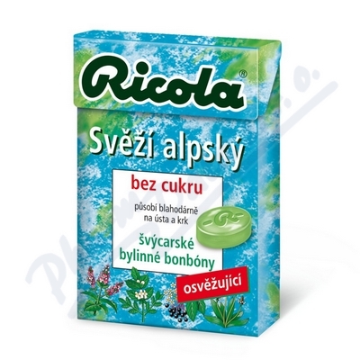 Ricola Svěží Alpský Bez Cukru 40g