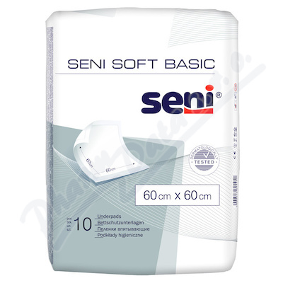 Seni Soft Basic Podložky Absorpční 60x60cm 10ks