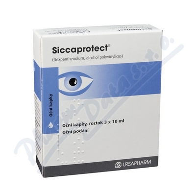 Siccaprotect oční kapky 3x10 ml