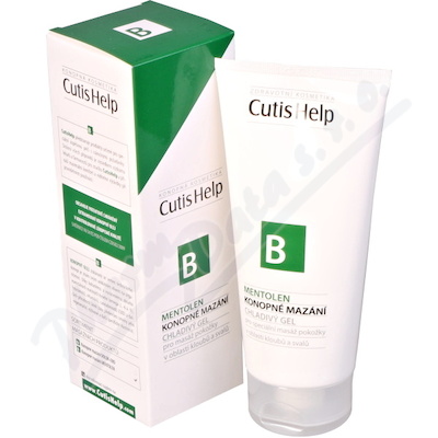 Cutishelp Mentolen Konopné Mazání Při Bolest.200ml
