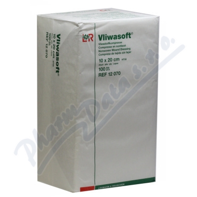 Vliwasoft, Nesterilní Komprese, 4 Vrstvy, 10 Cm X 20 Cm komprese z netkané textilie