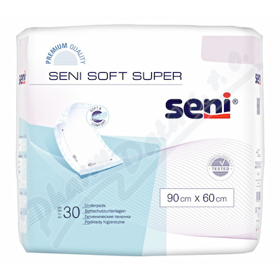 Seni Soft Super podložky absorpční, 90x60cm,2000ml,30ks