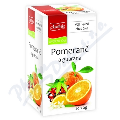Apotheke Pomeranč A Guarana čaj 20x2g