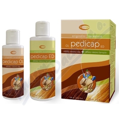 Topvet Pedicap Set Olej Ol 100ml+šampon Ed 200ml