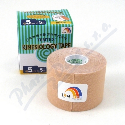 Temtex Kinesio Tejpovací Páska Béžová 5cmx5m