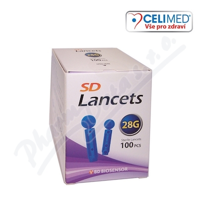 Lancety Sd inz.režim,jednorázová jehla/lanceta pro odběr kapi