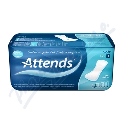 Vložky Absorpční Attends Soft Mini 1 195ml,samostatně balené,20ks
