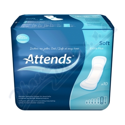 Vložky Absorpční Attends Soft Extra Plus 3+ 799ml,samostatně balené,10ks