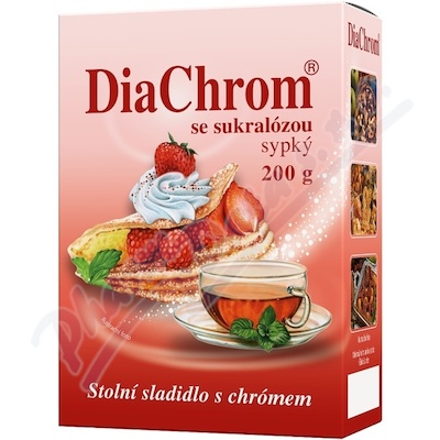 Diachrom Se Sukralózou Sypký 200g Nízkokal.sladid.