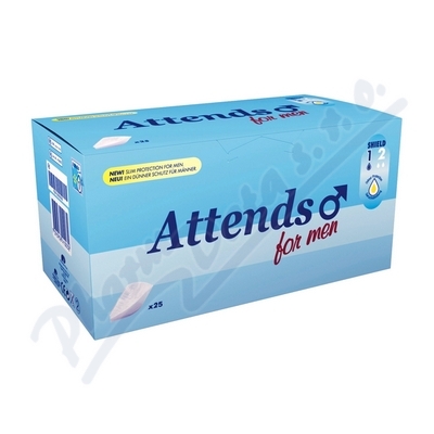 Kapsy Absorpční Pro Muže Attends For Men Shield 1 110ml,25ks