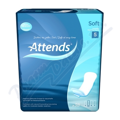 Pleny Absorpční Attends Soft 5 1100ml,38ks