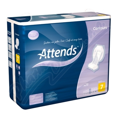 Pleny Absorpční Attends Contours Regular 7 1800ml,28ks