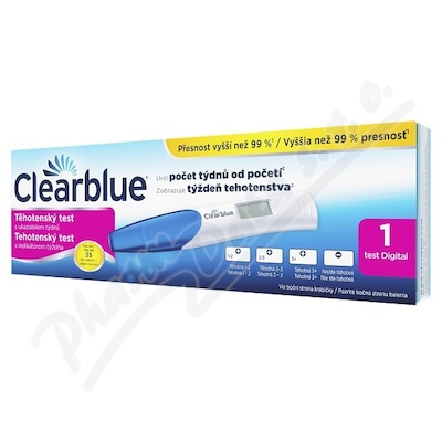 Clearblue Digit.těhot.test S Ukazatelem Týdnů 1ks