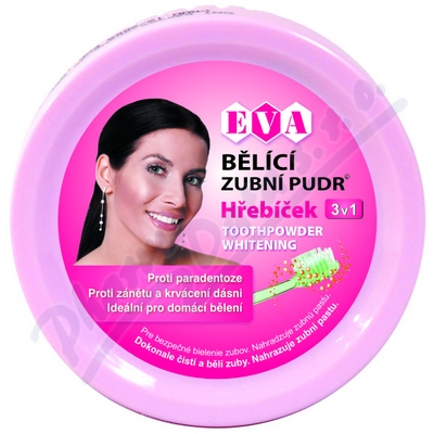 Eva Bělící Zubní Pudr Hřebíček 30g