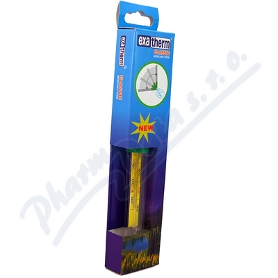 Teploměr Lék. Skleněný Sklepávací Pouzdro Exatherm