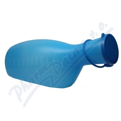 Láhev Na Moč S Uzávěrem Modrá 1l