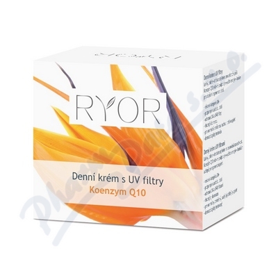 Ryor Koenzym Q10 Denní Krém S Uv Filtry 50ml