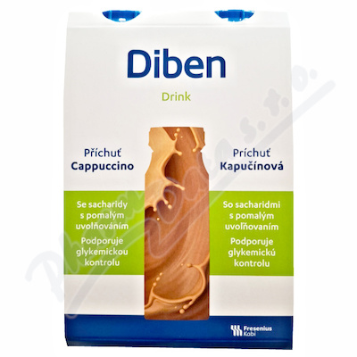 Diben Drink Příchuť Cappuccino perorální roztok 4x200ml
