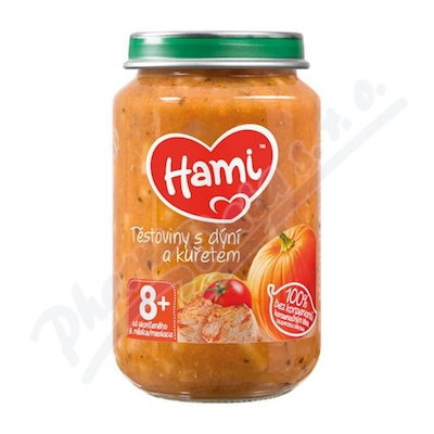 Hami Příkrm Těstoviny S Dýní A Kuřetem 200g 8m