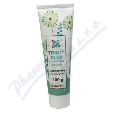 Tekutý Pudr S Mentolem 100g Tuba Galmed