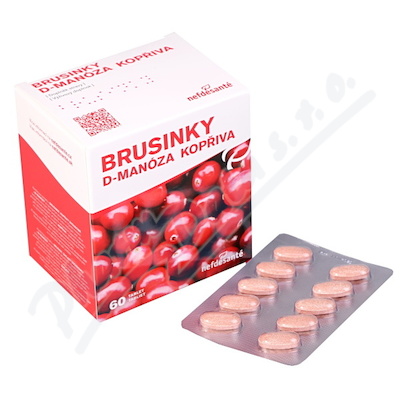 Nefdesanté Brusinky D-manóza Kopřiva Tbl.60